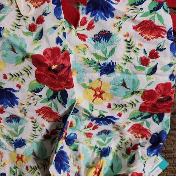 Pioneer Woman Reusable Bag Saver Chicken Rooster Floral Patchwork Design 2 Lot - Picture 6 of 8